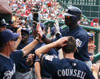 Mike Cameron celebrates after hitting a homer against the Astros Sampson.jmchughphoto.jpg